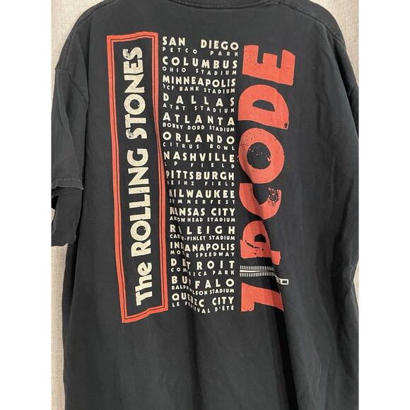 The Rolling Stones - North America - 2015 Zip Code Tour - Black Shirt - 2XL - Picture 6 of 6